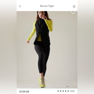 Athleta Rainier Black Tight MP